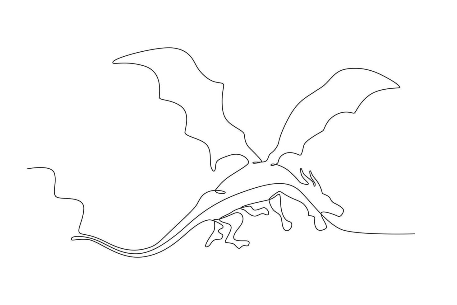 A type of dragon that is deadly to humans vector