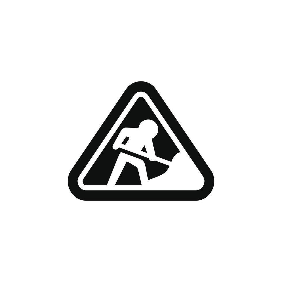 Under construction icon isolated on white background vector
