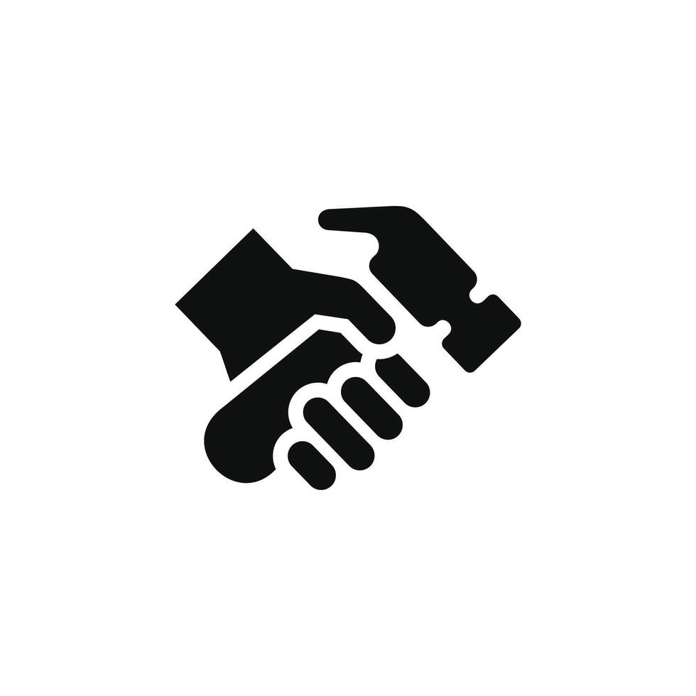 Hand holding hammer icon isolated on white background vector