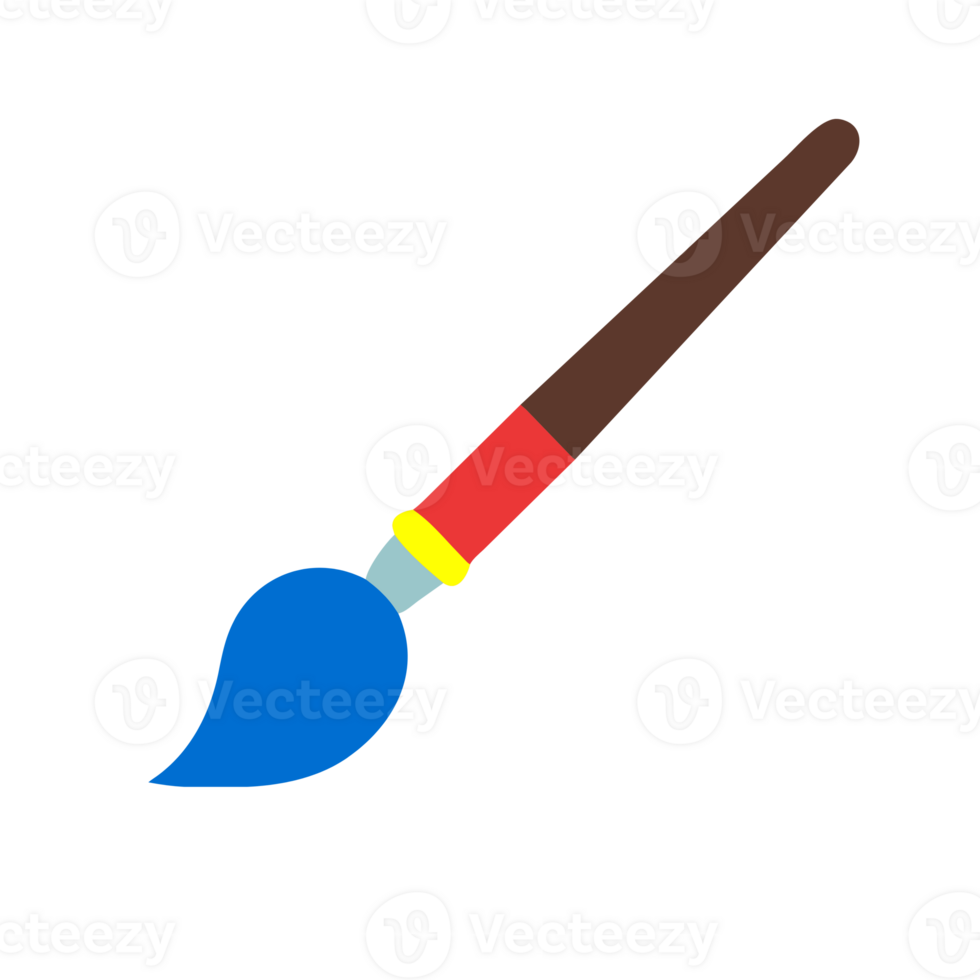AI generated Paint brush icon png