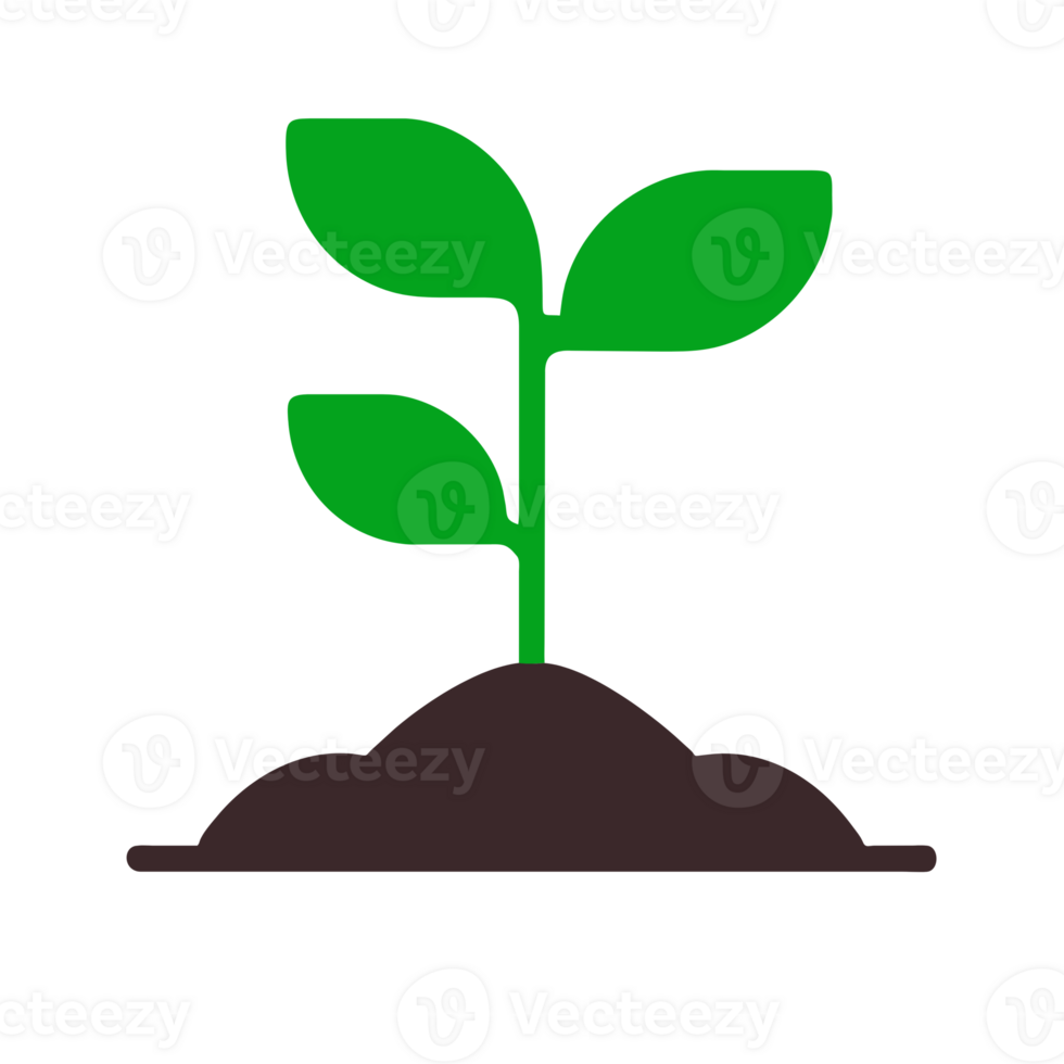 AI generated planting tree seedlings png