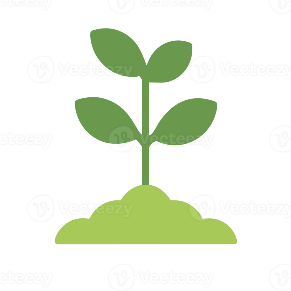 AI generated planting tree seedlings png