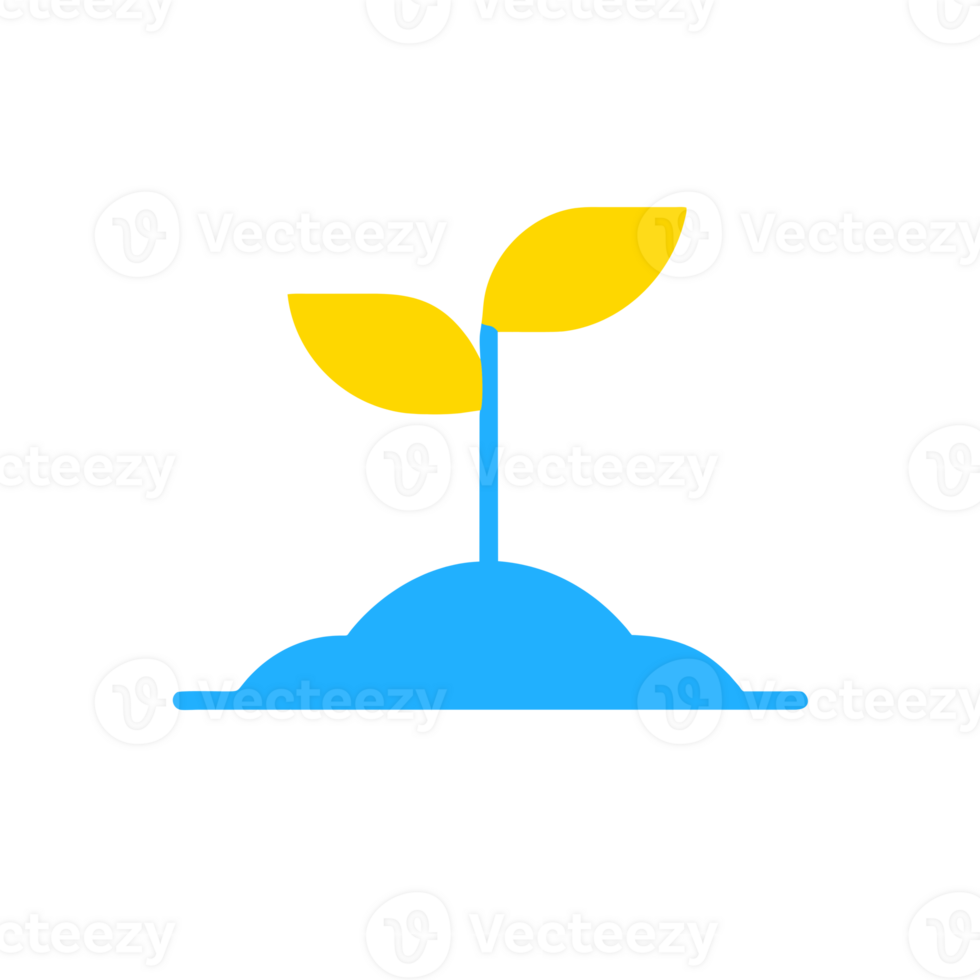 AI generated planting tree seedlings png