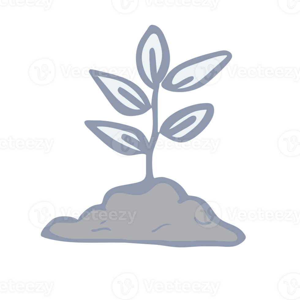AI generated planting tree seedlings png