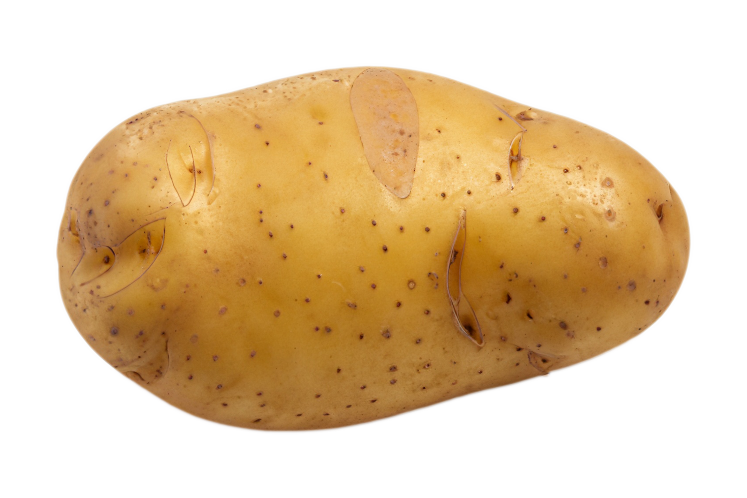 ai generado patata es aislado en un transparente antecedentes. patatas png