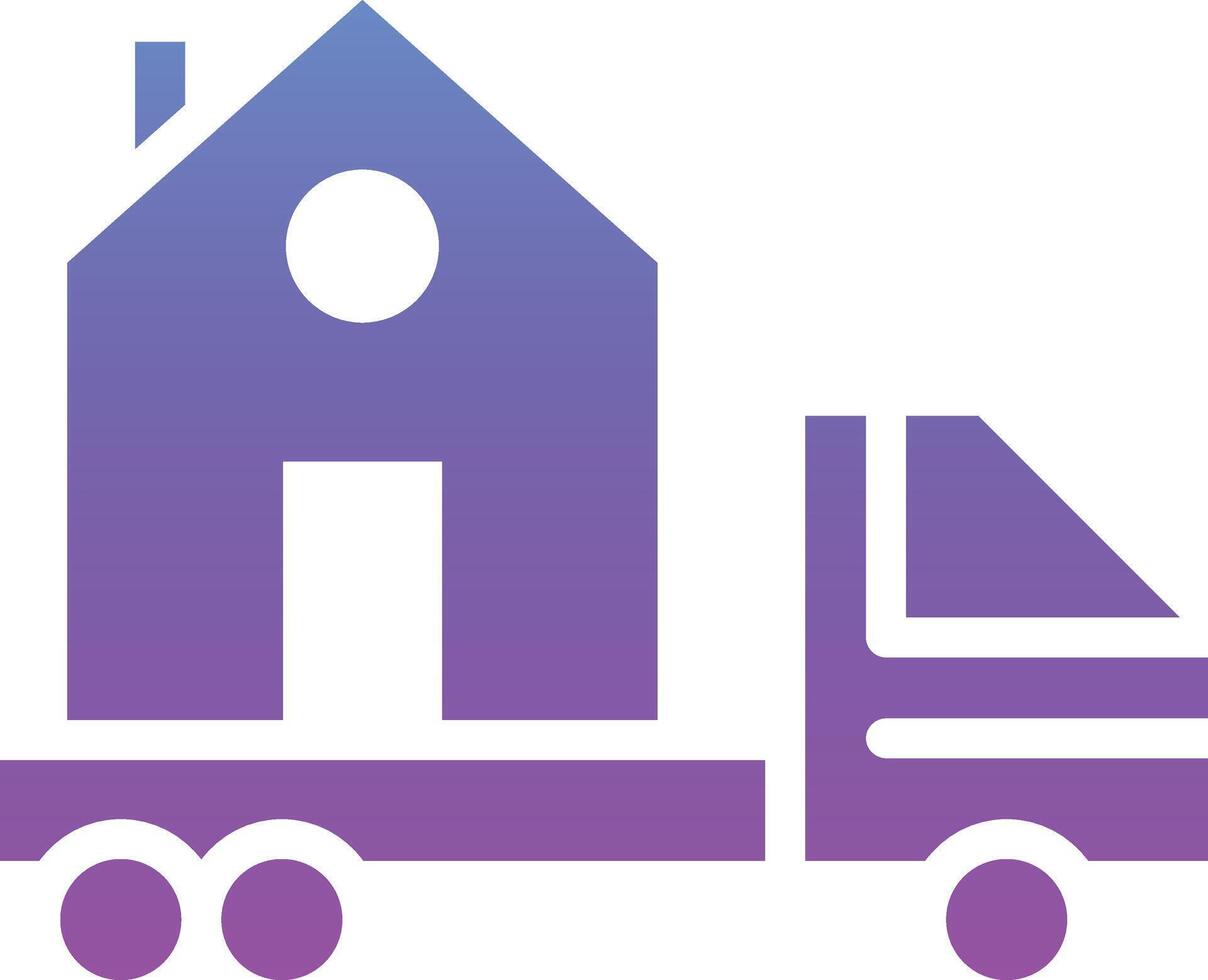 House Relocation Vector Icon