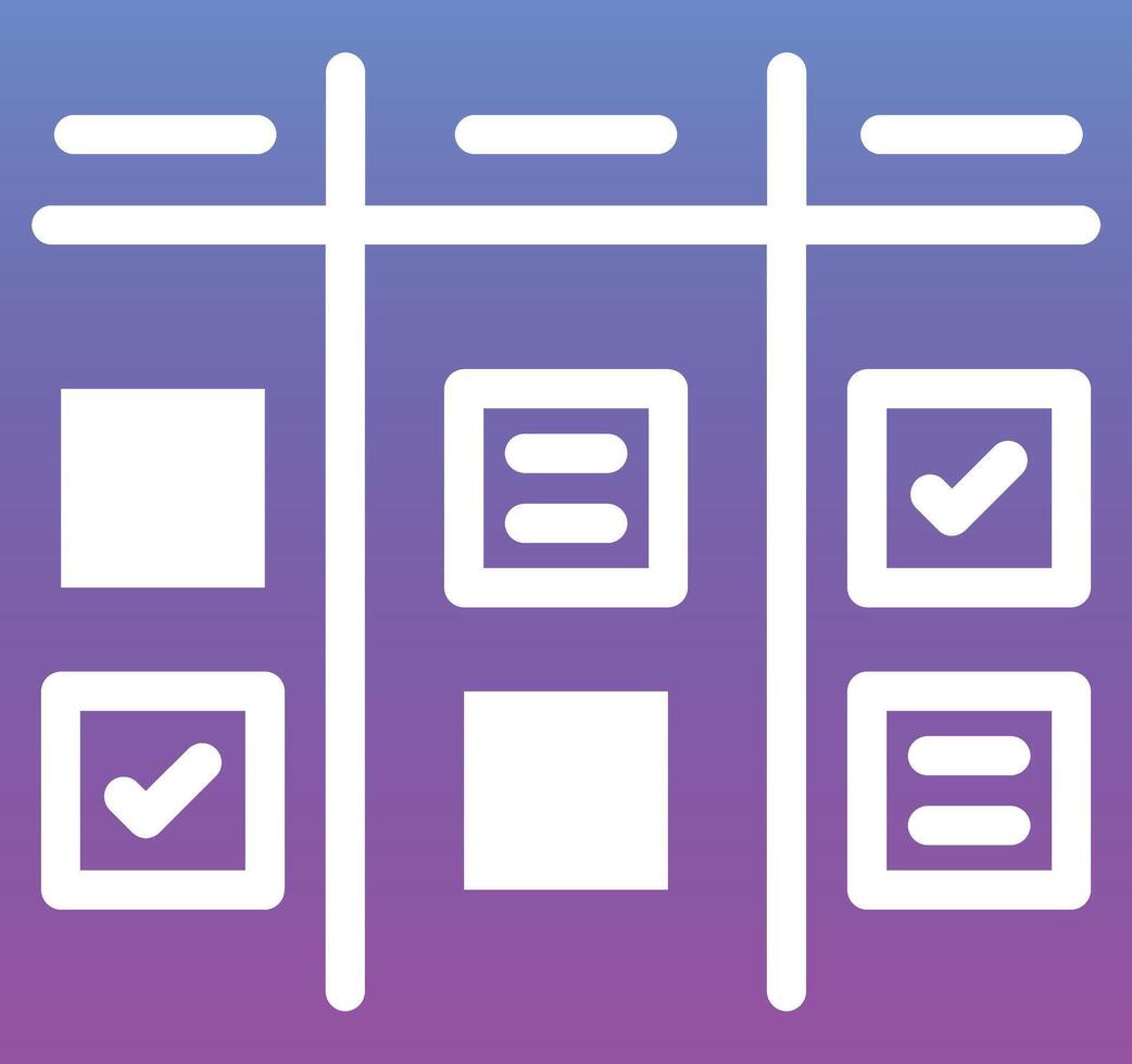 Agile Board Vector Icon