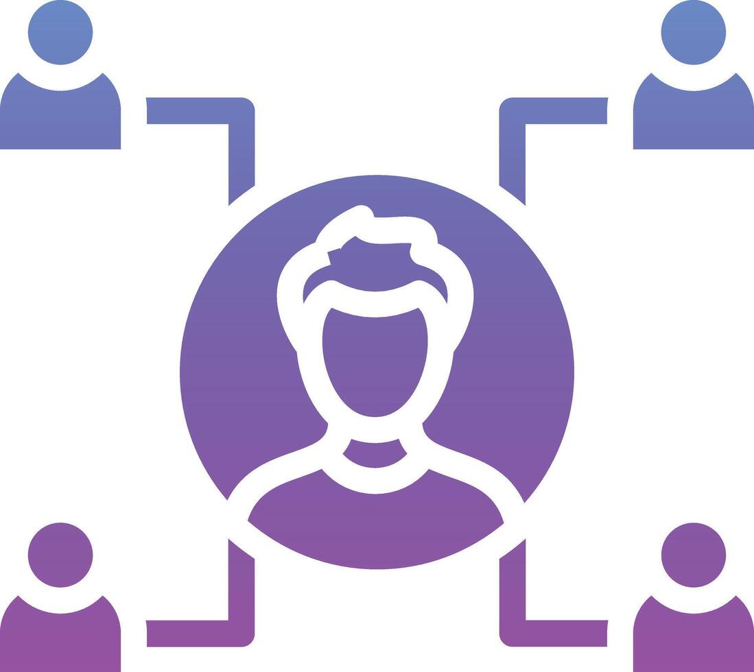 User Connection Vector Icon