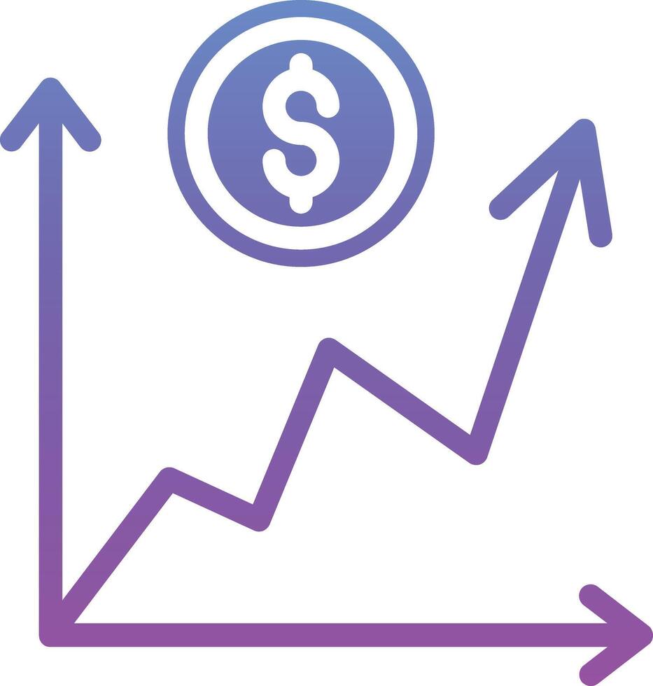 Money Growth Vector Icon