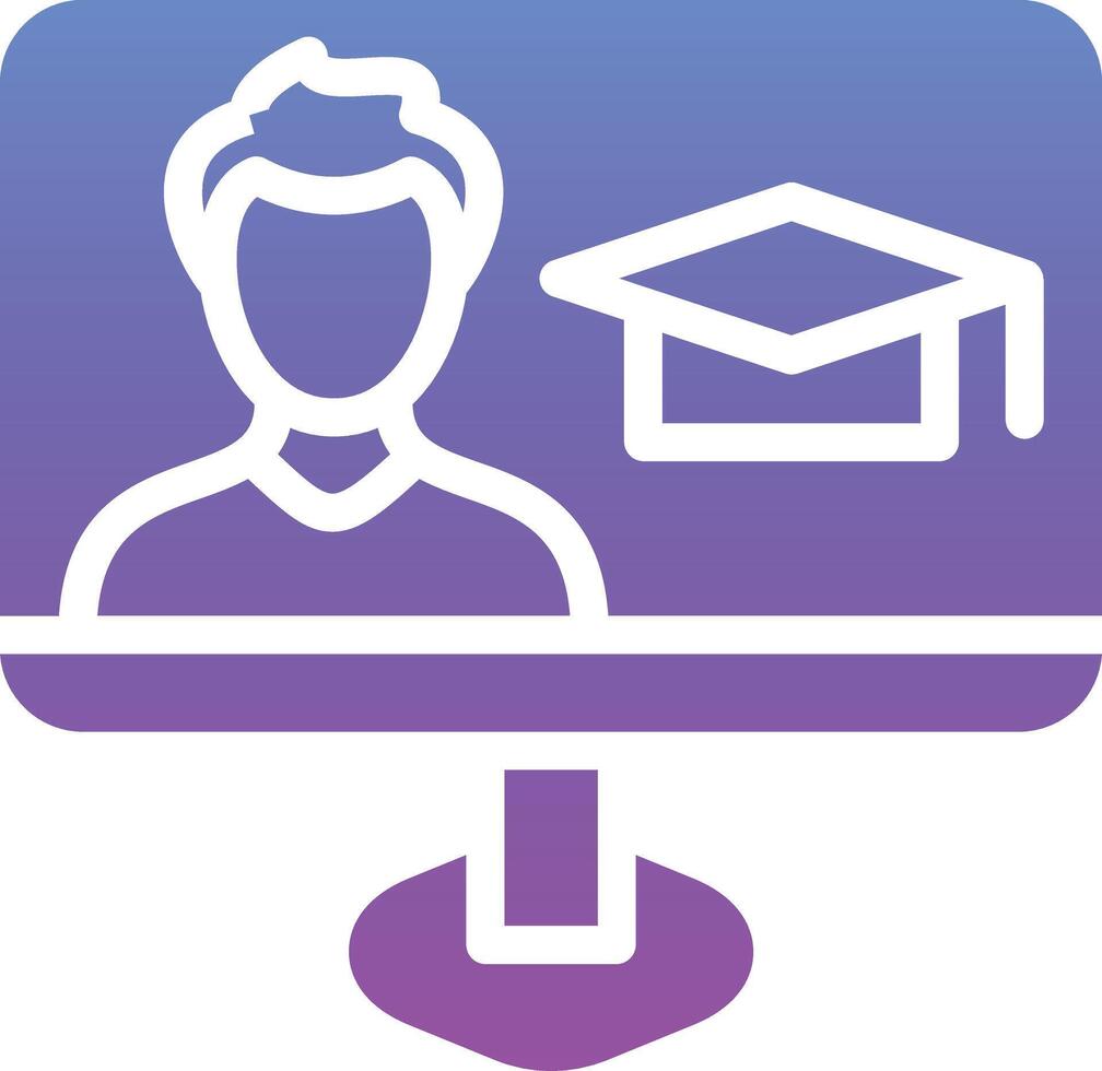 Elearning Vector Icon