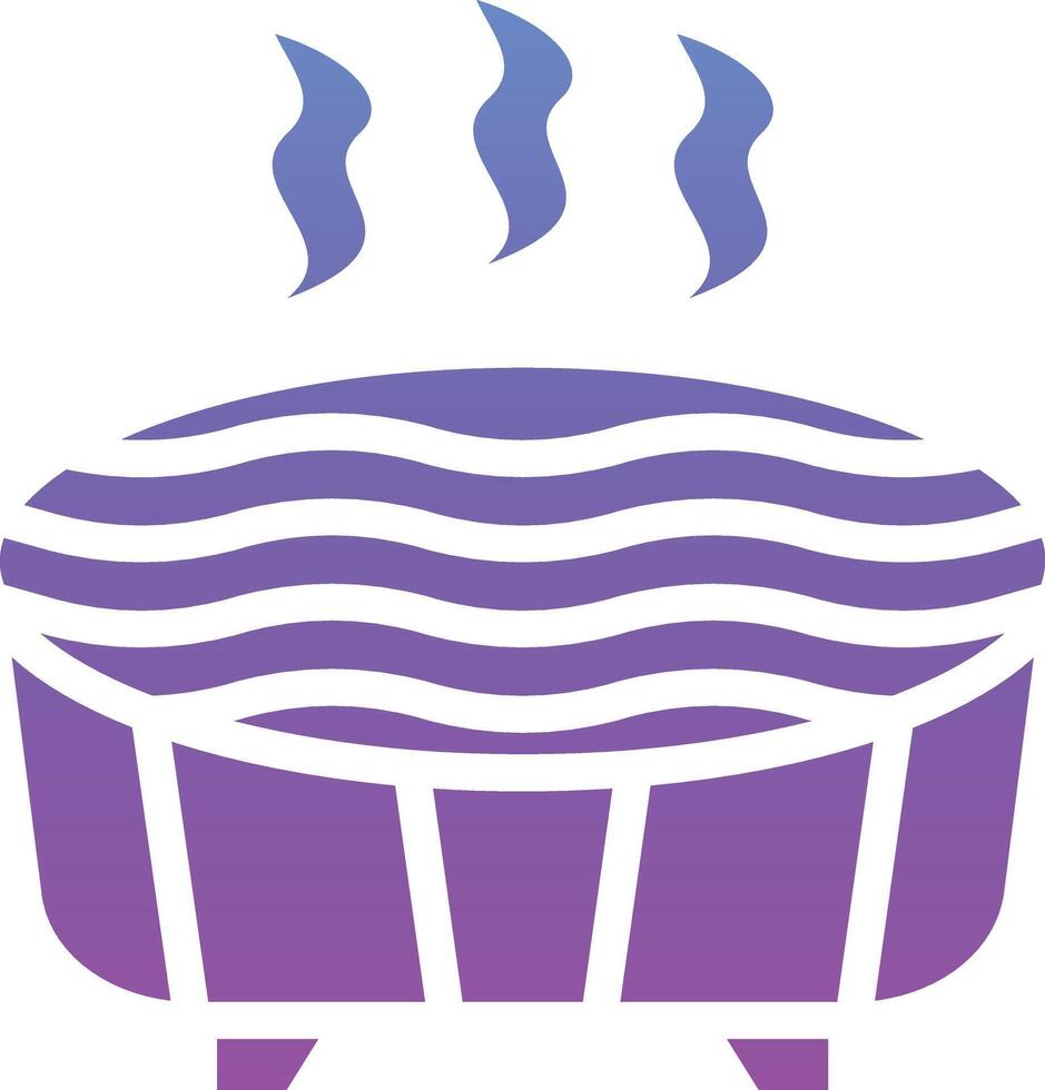 Hot Tub Vector Icon