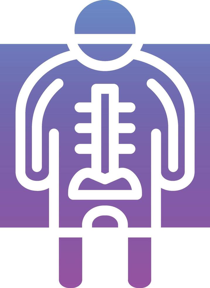 Man X ray Vector Icon