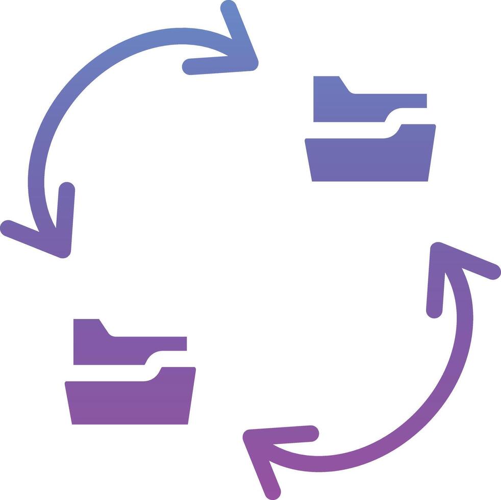 Exchange Files Vector Icon