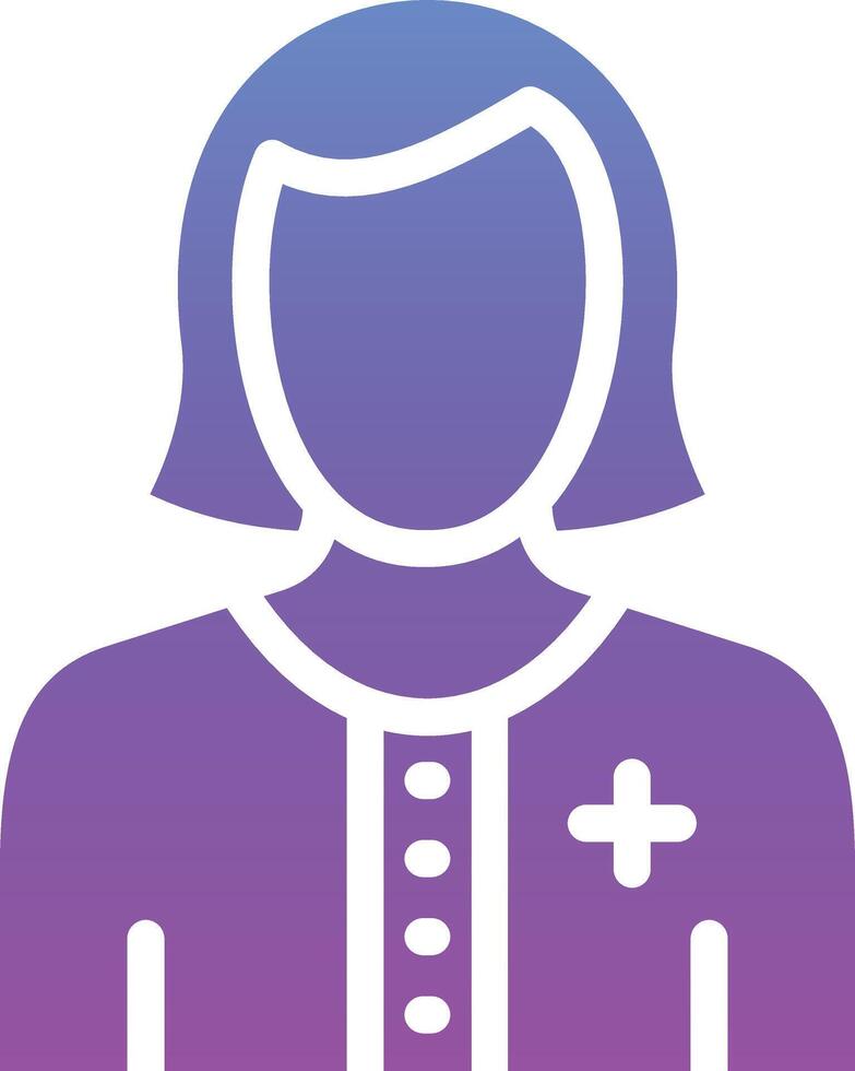 Female Patient Vector Icon