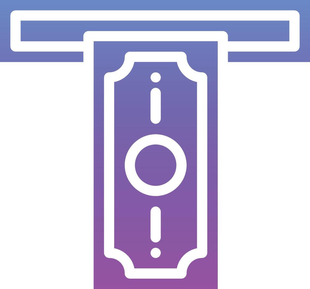Cash Withdrawal Vector Icon