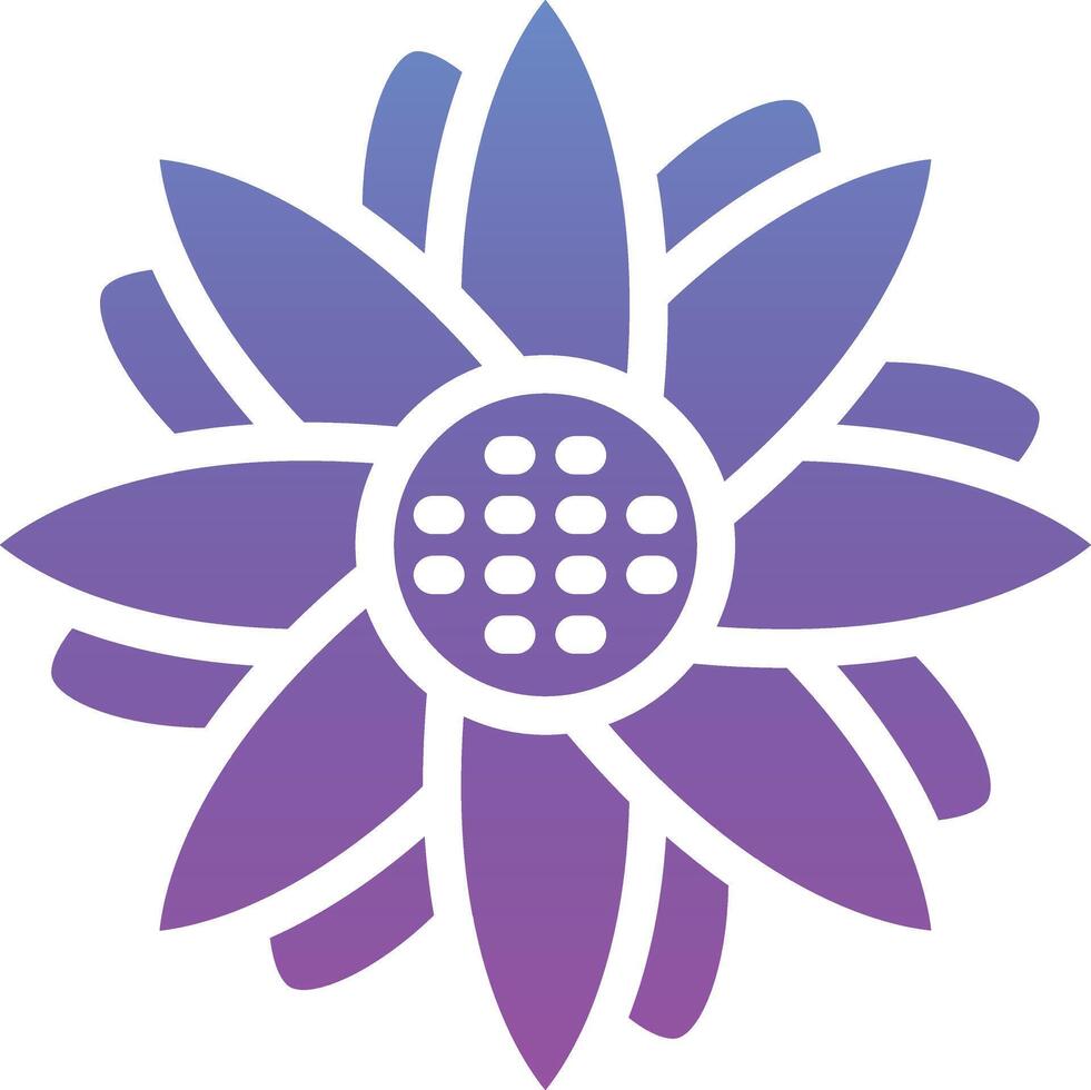 Sunflower Vector Icon