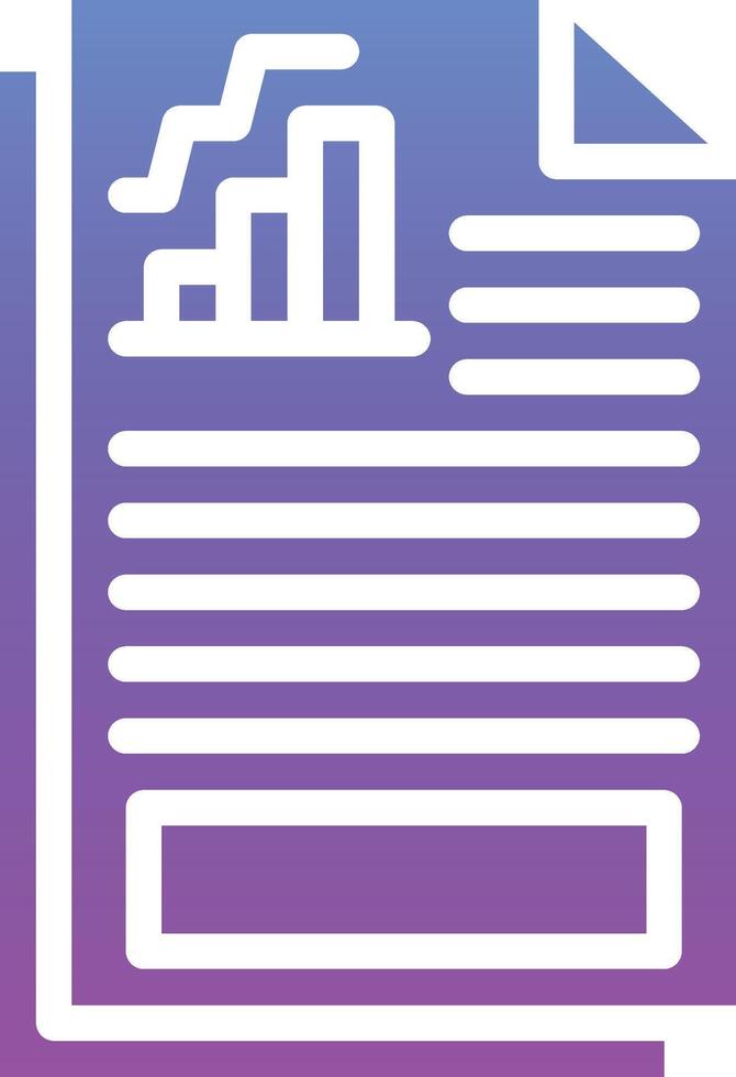 Debt Analysis Vector Icon