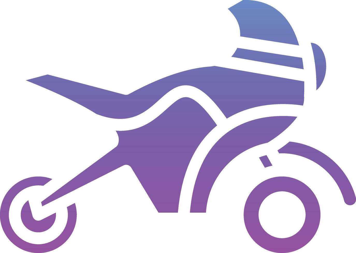 Race Bike Vector Icon