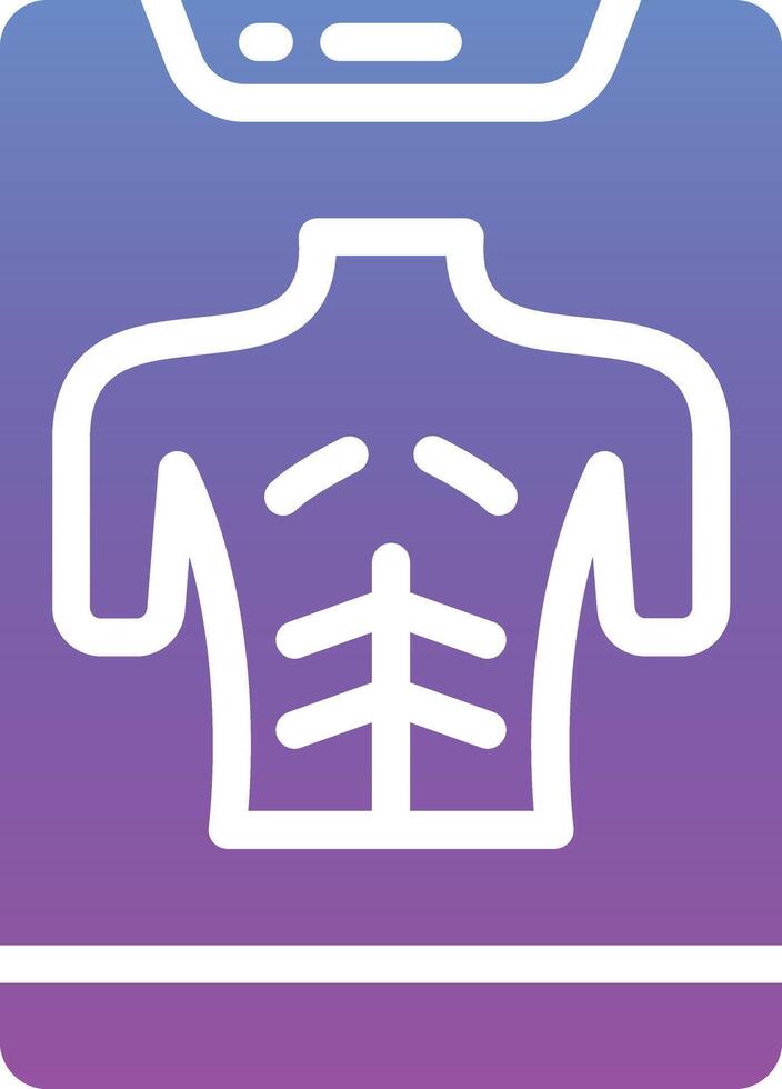 abdominales vector icono