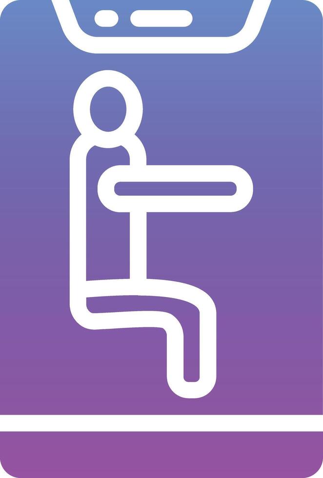 Squat Vector Icon