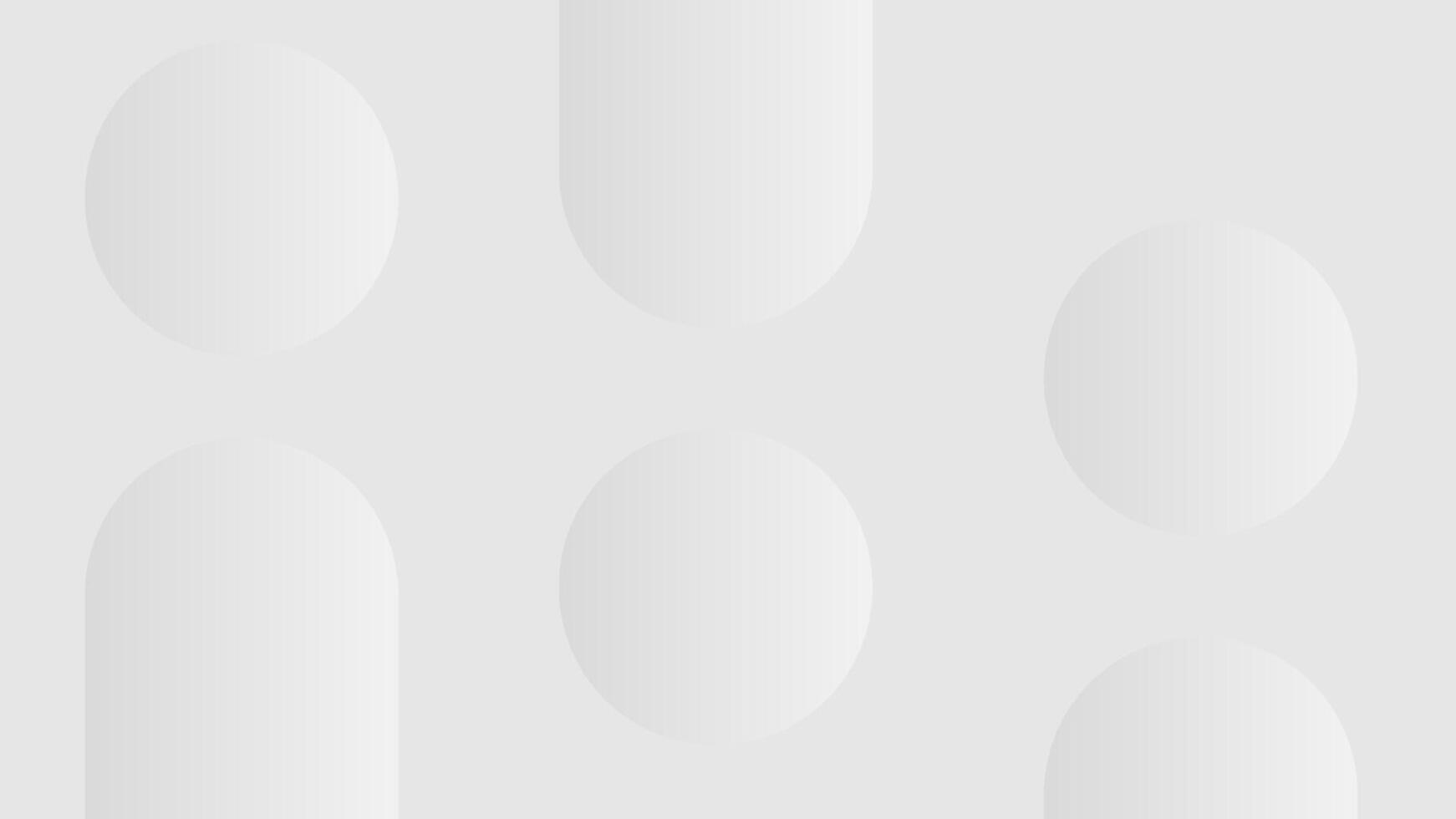 Minimalist elegant background in gray and white. Vector illustration with simple gradient. clear background with abstract pattern of bubbles or circles. Suitable for web, technology design, posters.