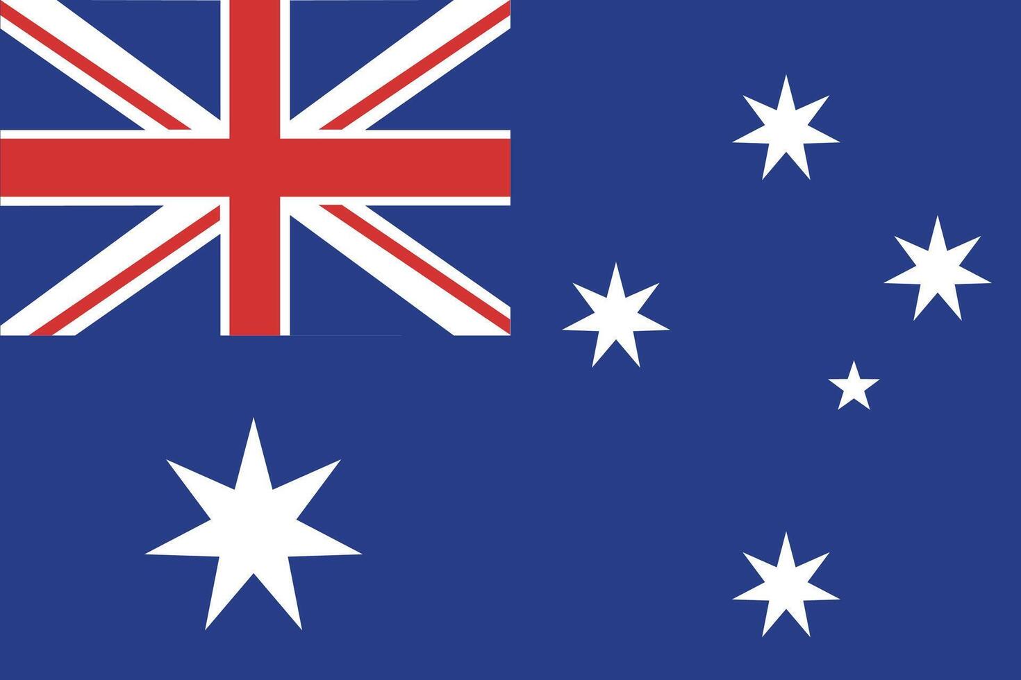 Australia bandera nacional emblema gráfico elemento ilustración vector