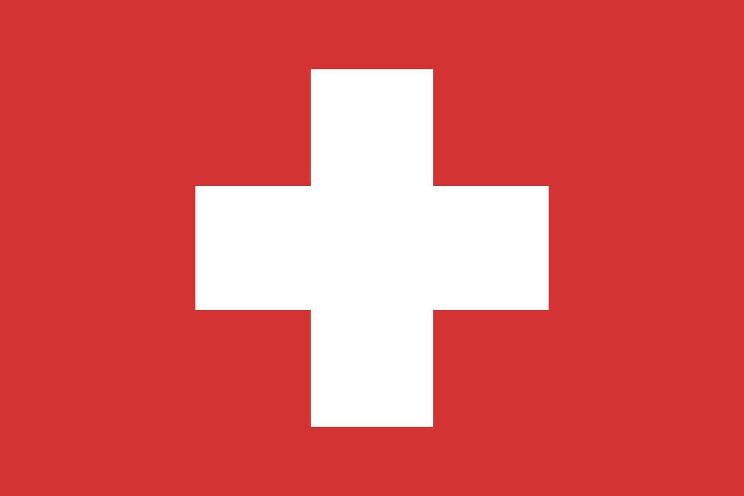 Switzerland flag national emblem graphic element illustration vector