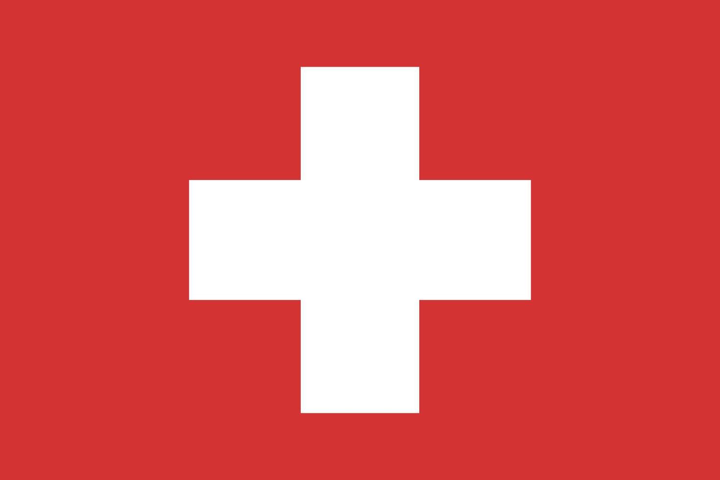 Switzerland flag national emblem graphic element illustration vector