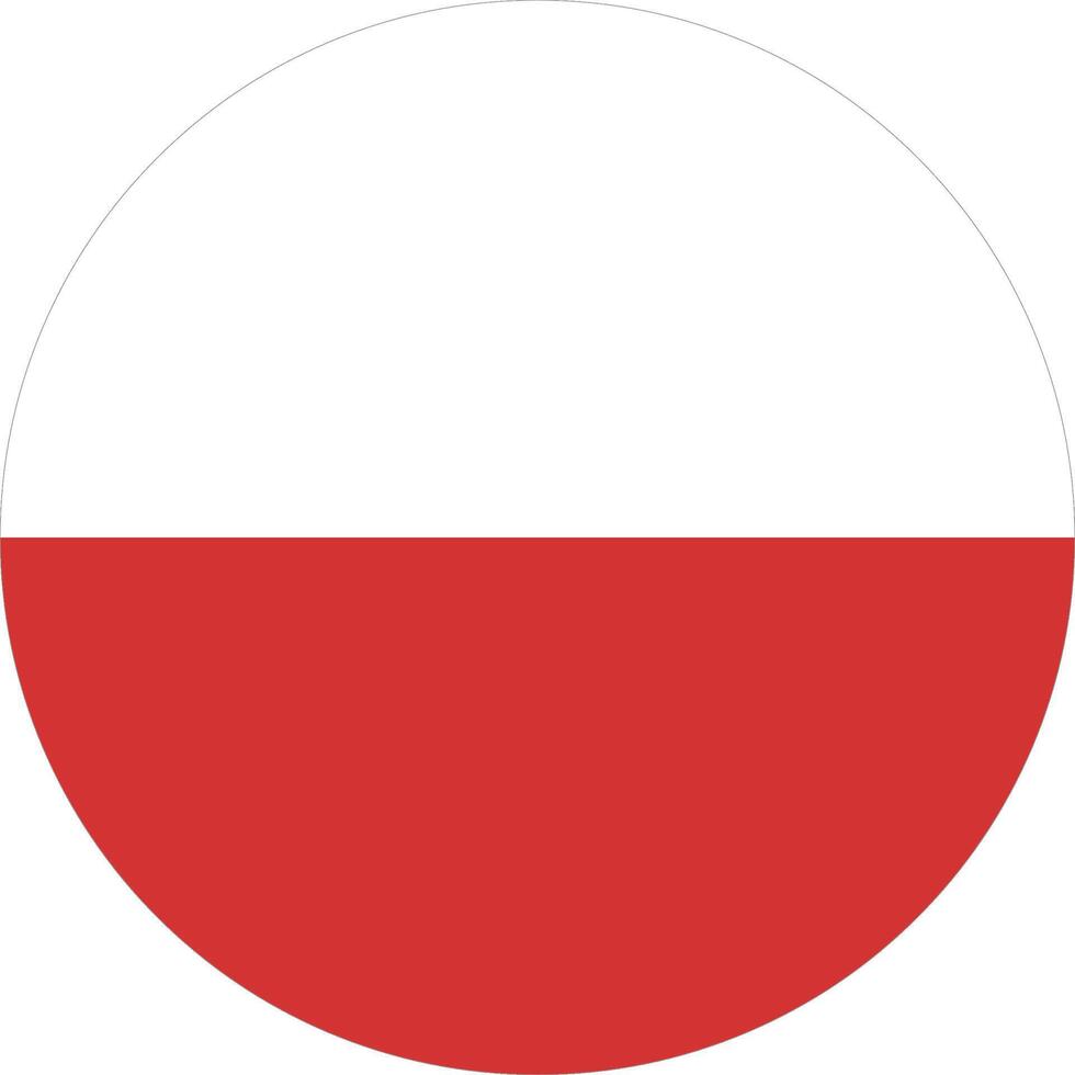 Polonia bandera nacional emblema gráfico elemento ilustración vector