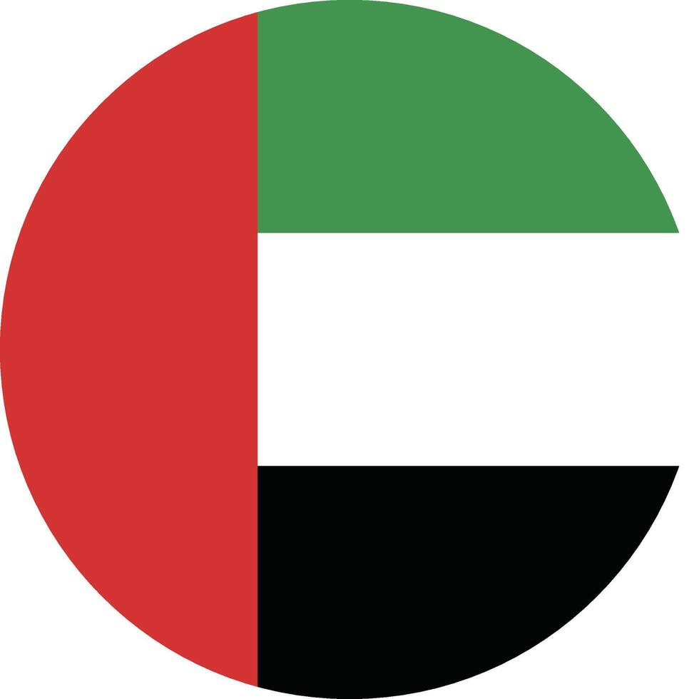 UEA flag national emblem graphic element illustration vector