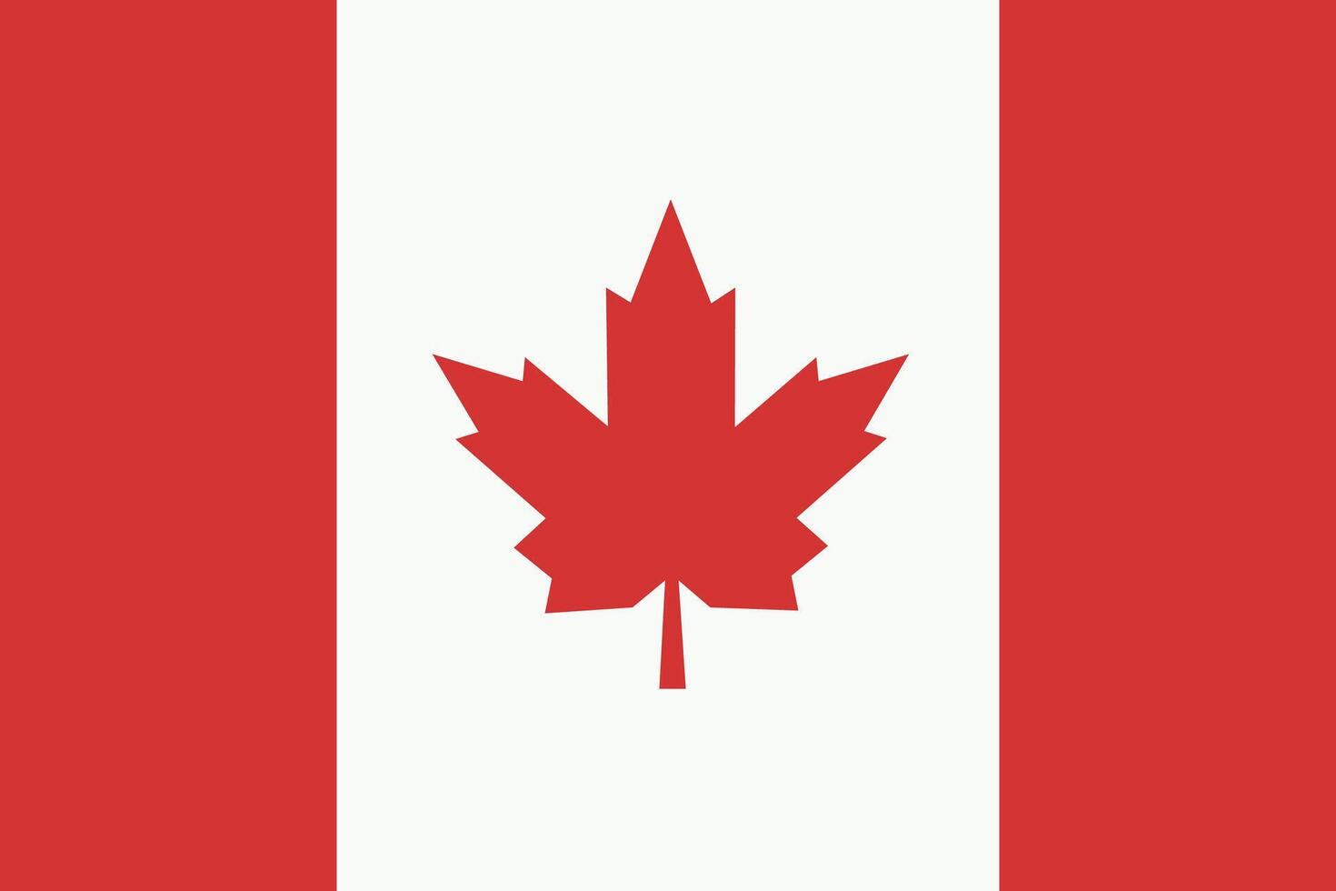 Canadá bandera nacional emblema gráfico elemento ilustración vector