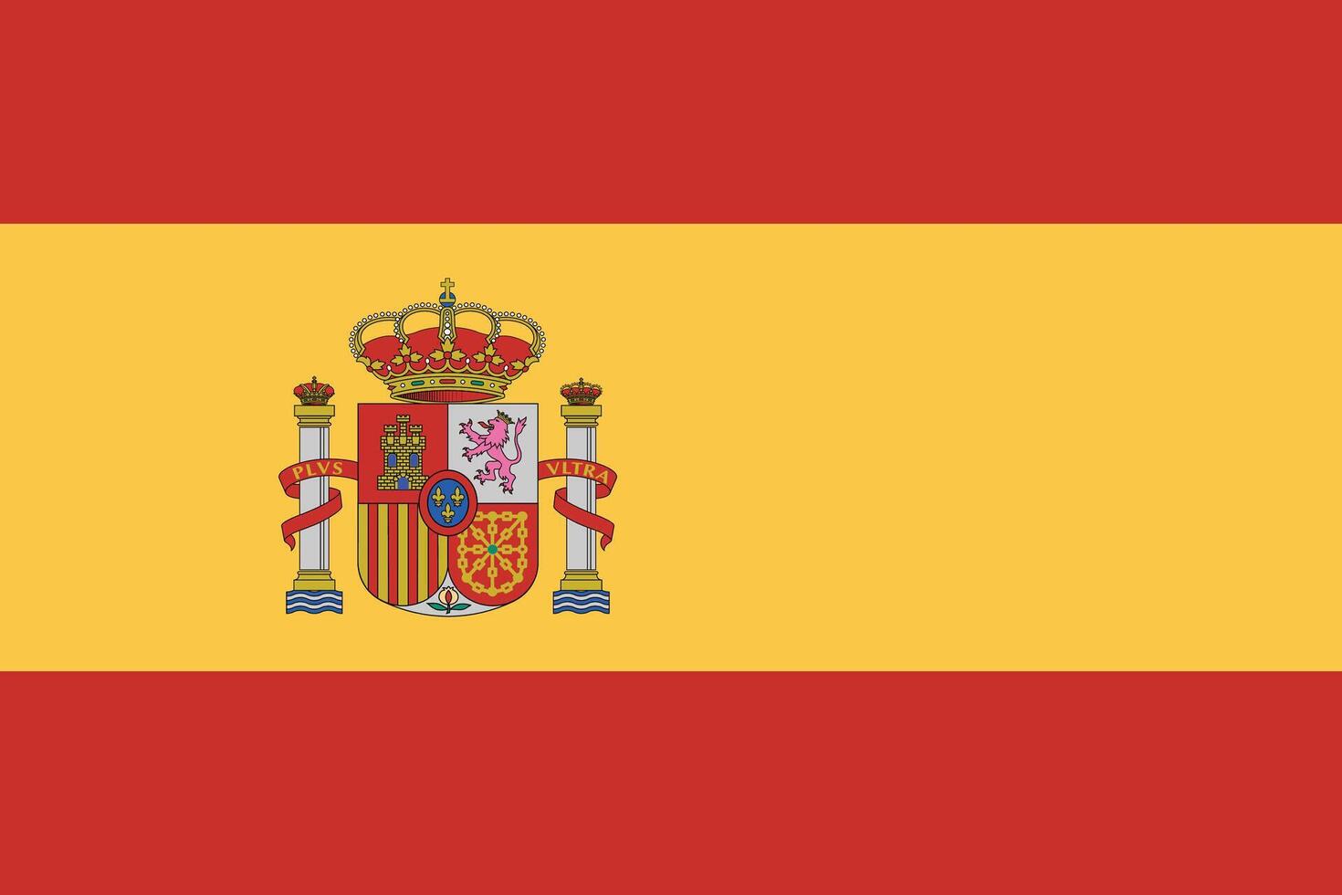 España bandera nacional emblema gráfico elemento ilustración vector