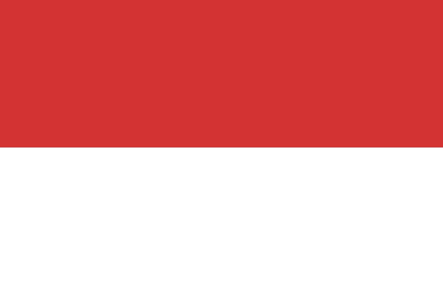 Mónaco bandera nacional emblema gráfico elemento ilustración vector