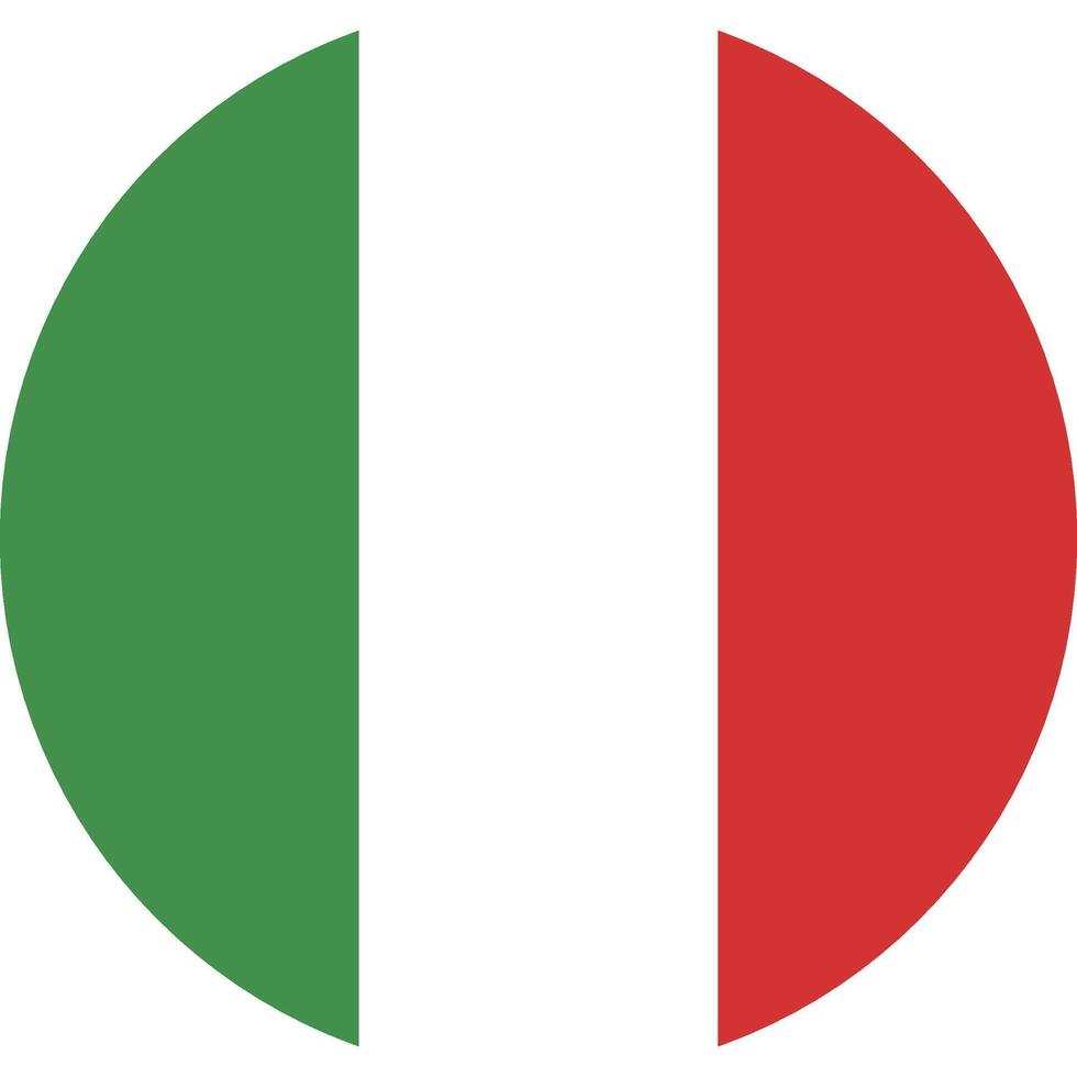 Italia bandera nacional emblema gráfico elemento ilustración vector