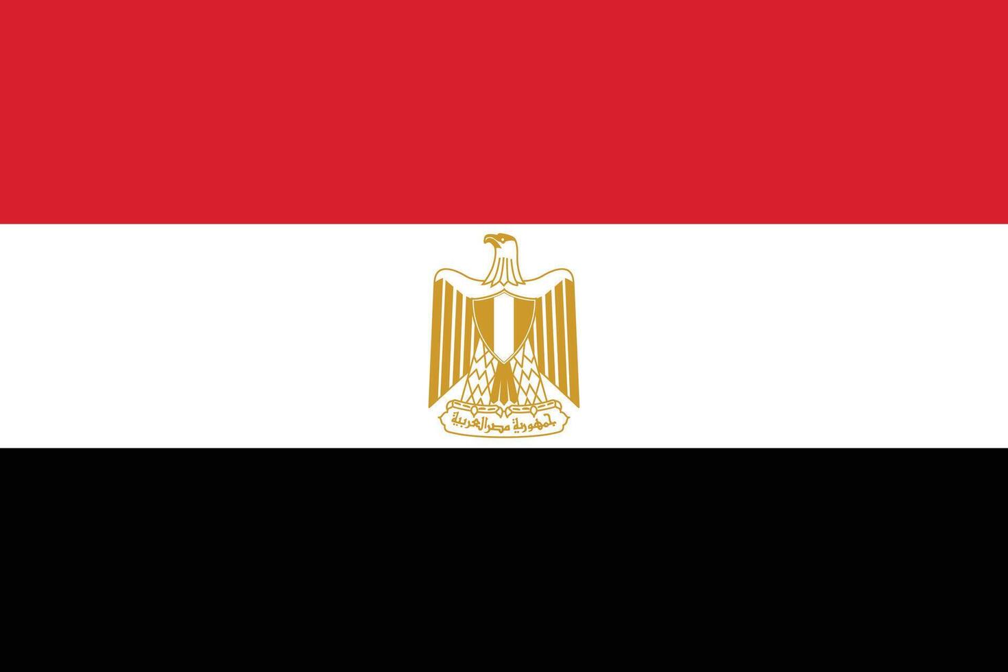 Egypt flag national emblem graphic element illustration vector