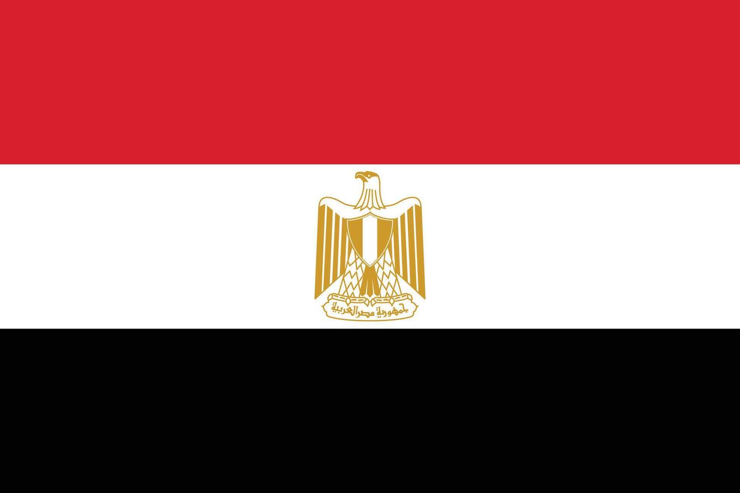 Egypt flag national emblem graphic element illustration vector