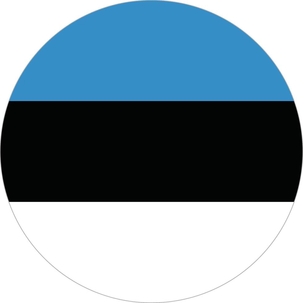 Estonia bandera nacional emblema gráfico elemento ilustración vector