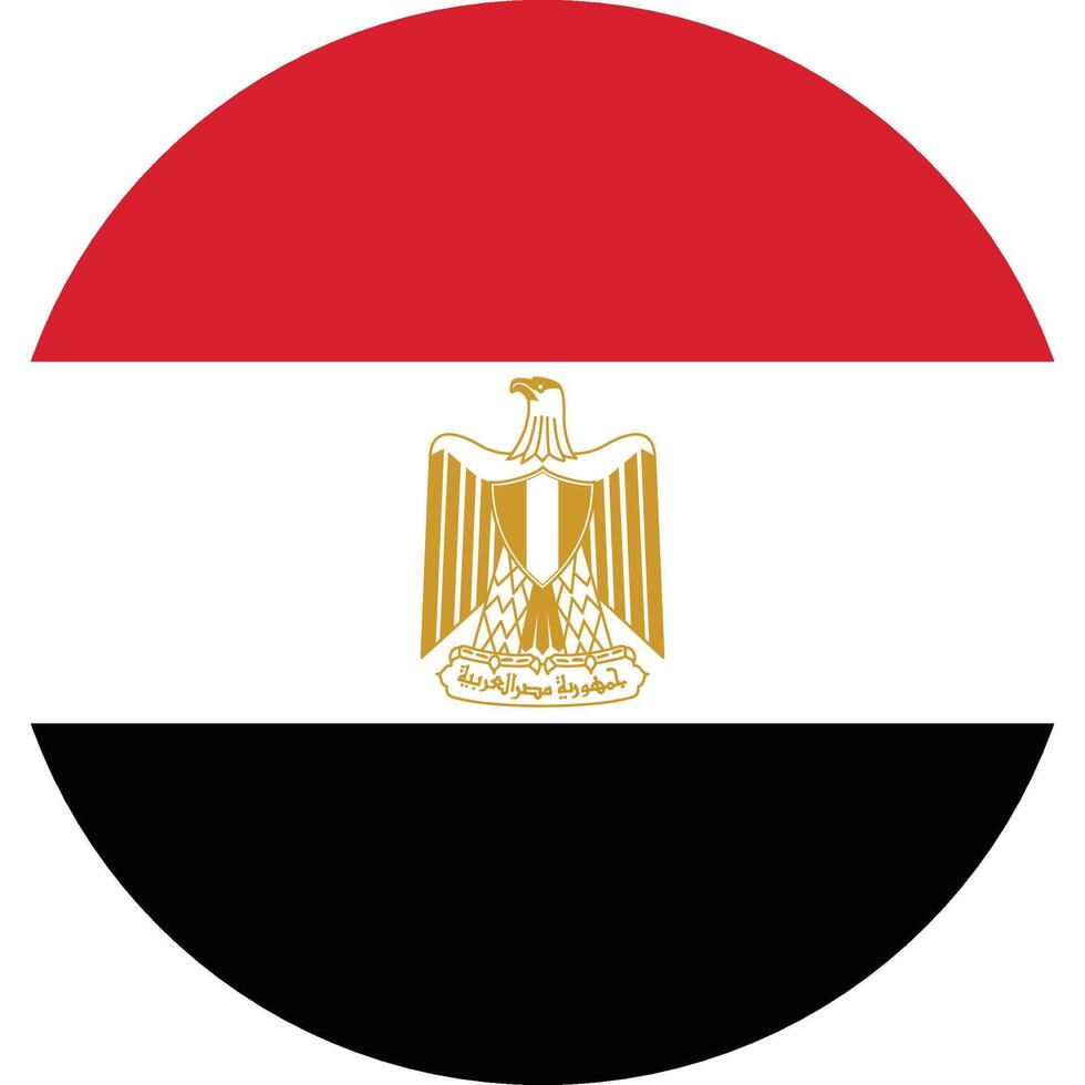 Egypt flag national emblem graphic element illustration vector