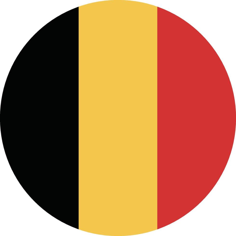 Belgia flag national emblem graphic element illustration vector