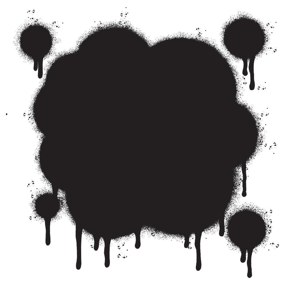 Black Ink Splatter isolated with a white background. vector