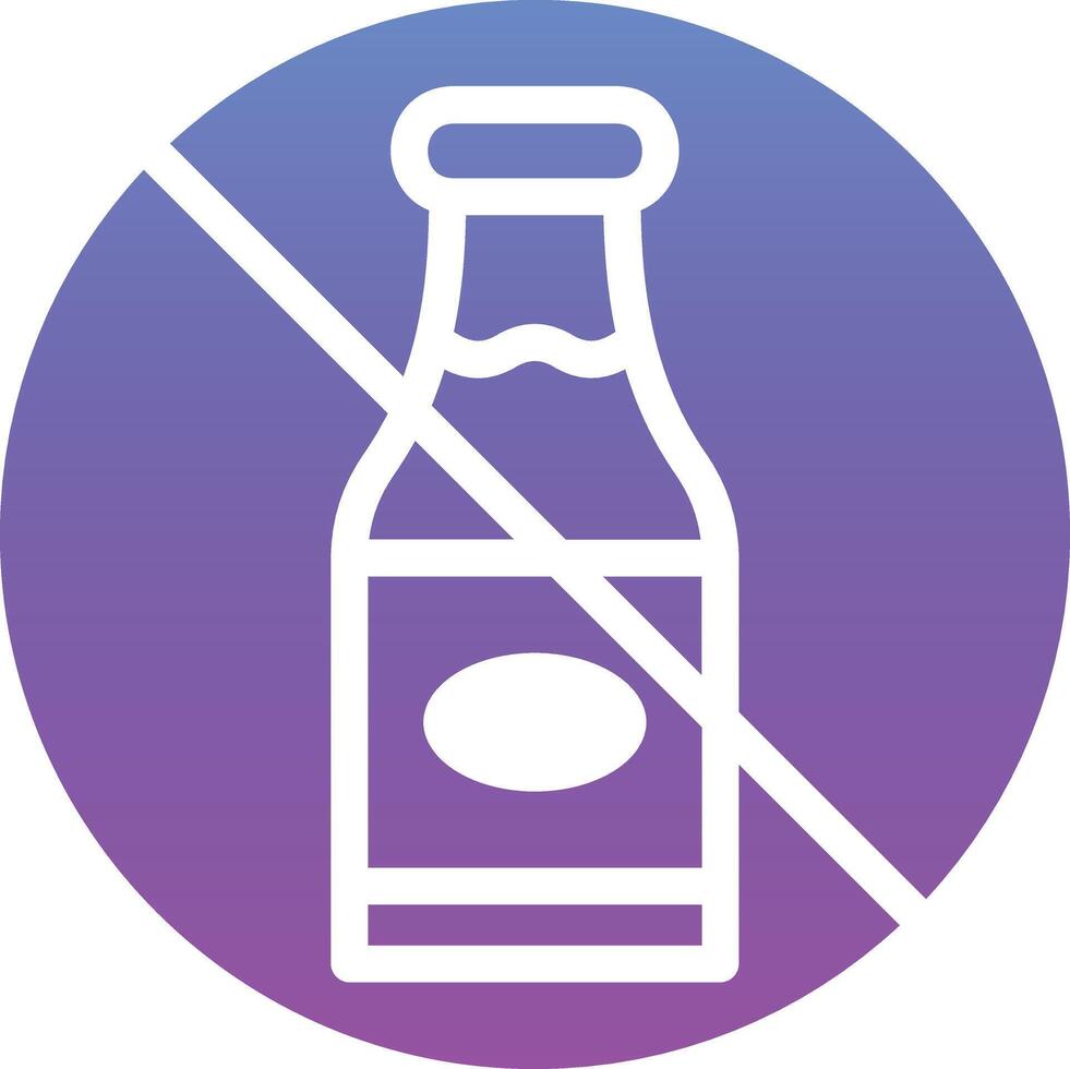 No Drink Vector Icon