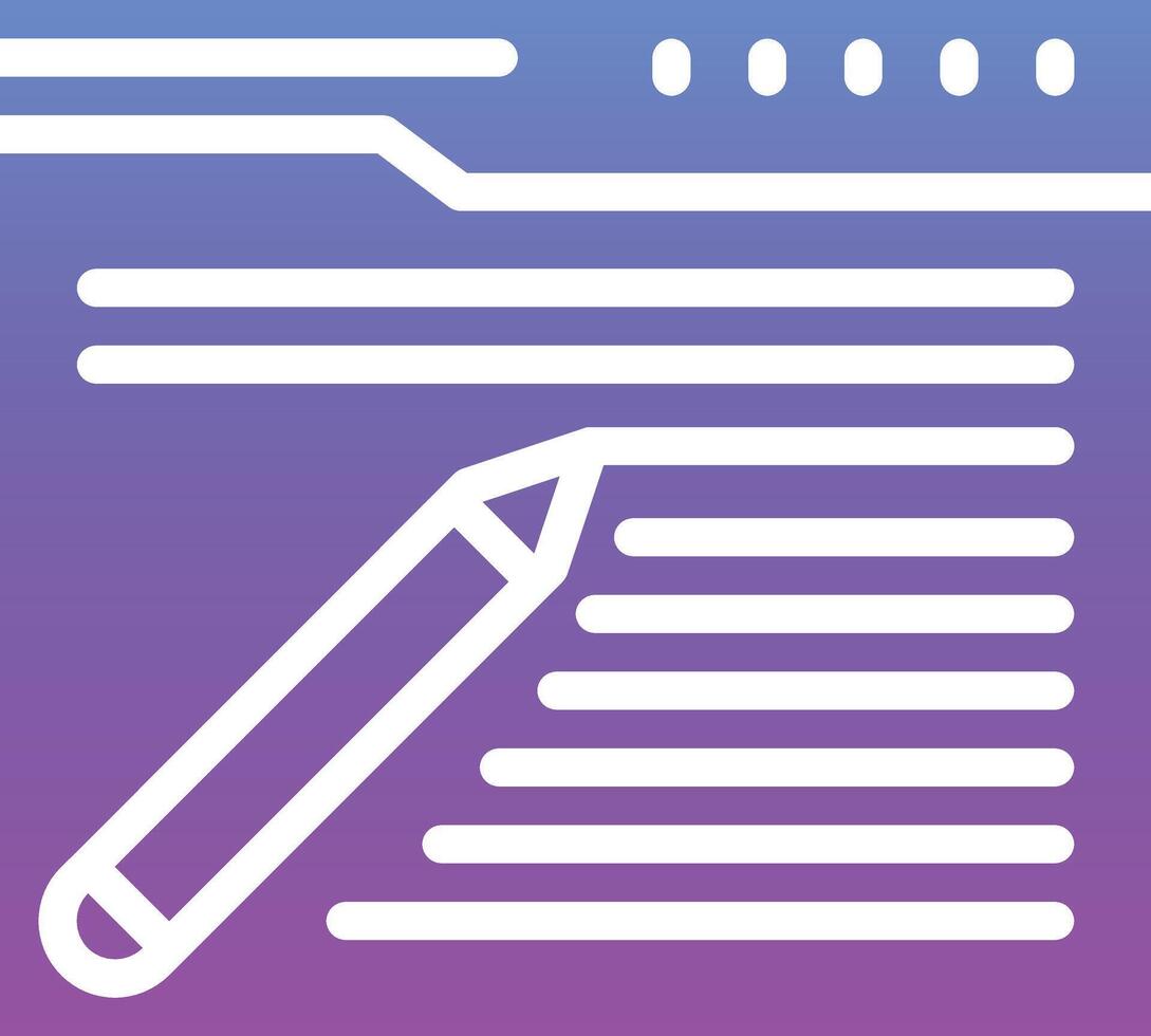 Copywriting Vector Icon
