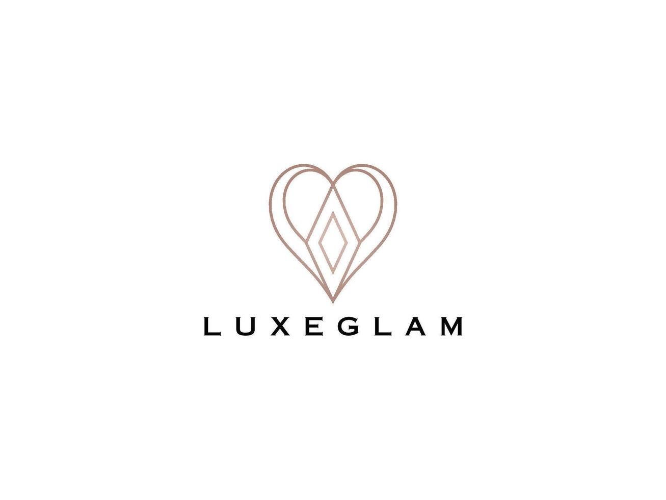 Modern Aesthetic Logo Template for SPA and Cosmetic Business vector