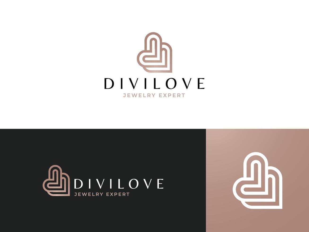 Modern Aesthetic Logo Template for SPA and Cosmetic Business vector