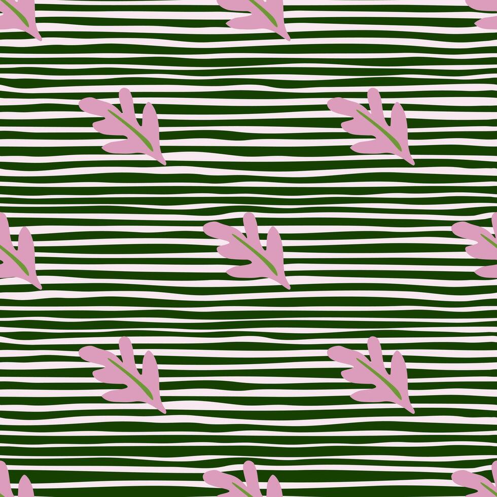 Elegant seamless leaves pattern. vector
