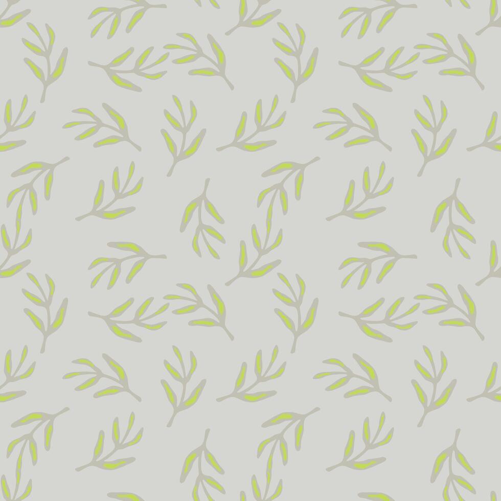 Elegant seamless leaf pattern. vector