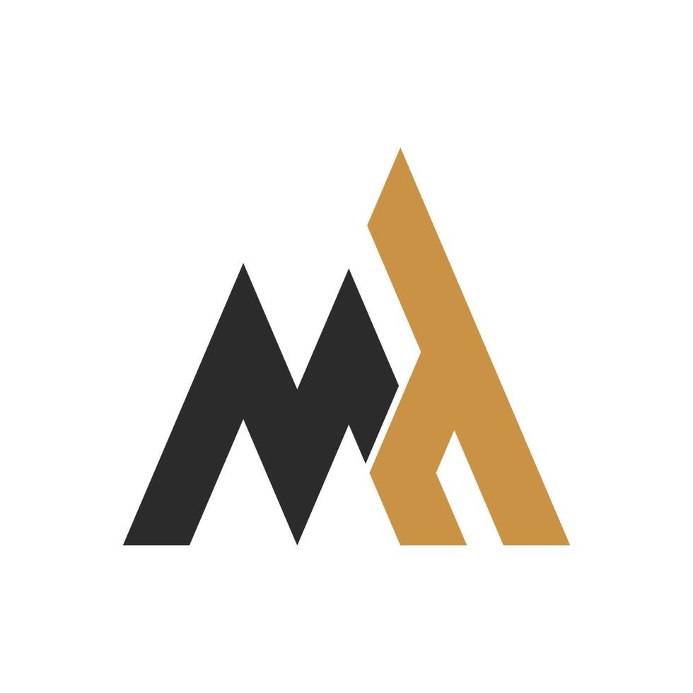 Initial mh letter logo vector template design. Creative abstract letter hm logo design. Linked letter hm logo design.