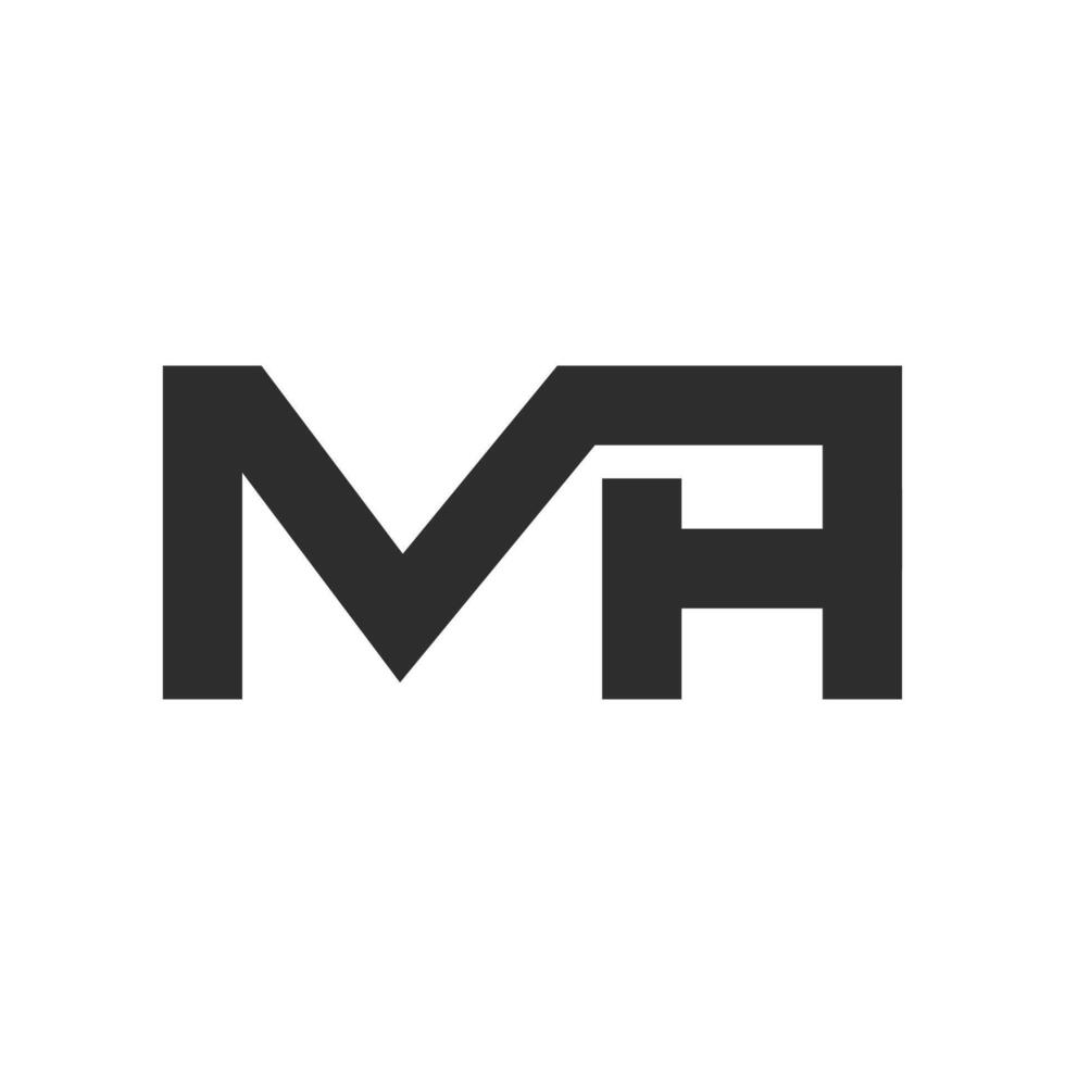 inicial mh letra logo vector modelo diseño. creativo resumen letra hm logo diseño. vinculado letra hm logo diseño.