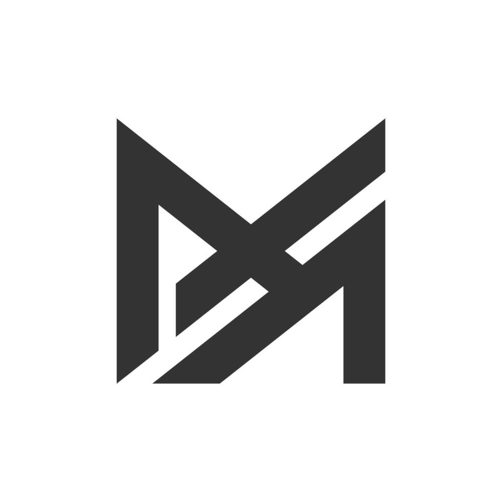 Initial mh letter logo vector template design. Creative abstract letter hm logo design. Linked letter hm logo design.