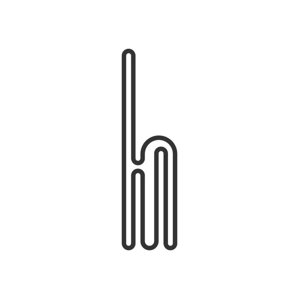 Initial mh letter logo vector template design. Creative abstract letter hm logo design. Linked letter hm logo design.